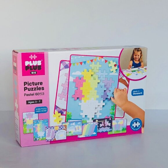 Plus Plus Big Picture Puzzles 60 Pieces Made in Denmark New Sealed - Picture 8 of 15